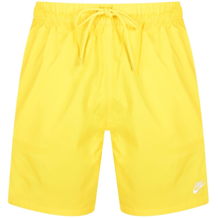 Nike Club Flow Swim Shorts Yellow Mainline Menswear Denmark